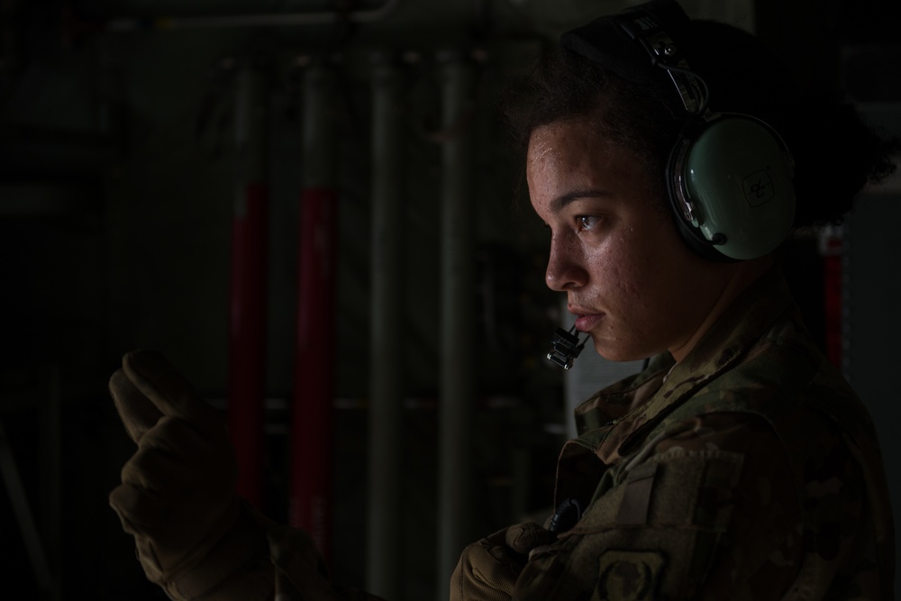 75th Expeditionary Airlift Squadron loads up gear