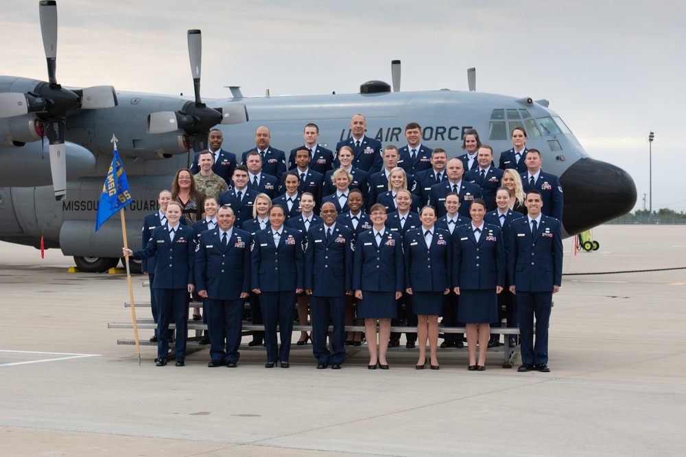 139th Force Support Squadron poses for group photo