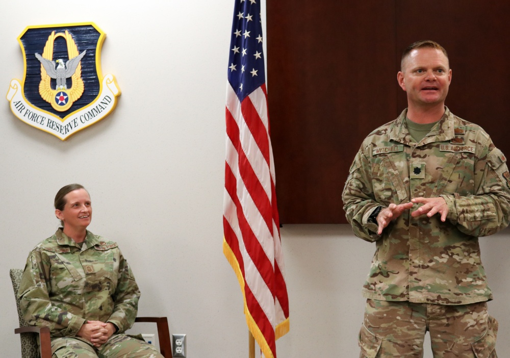 Senior Master Sgt. Jacqueline Johns-Jacobson promotes to chief master sergeant