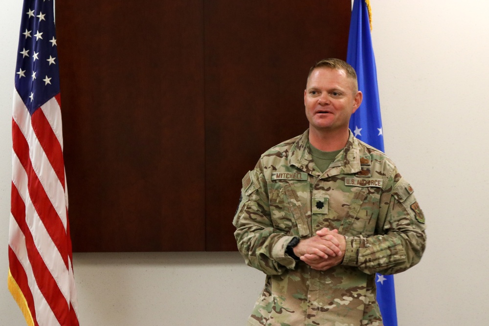 Senior Master Sgt. Jacqueline Johns-Jacobson promotes to chief master sergeant