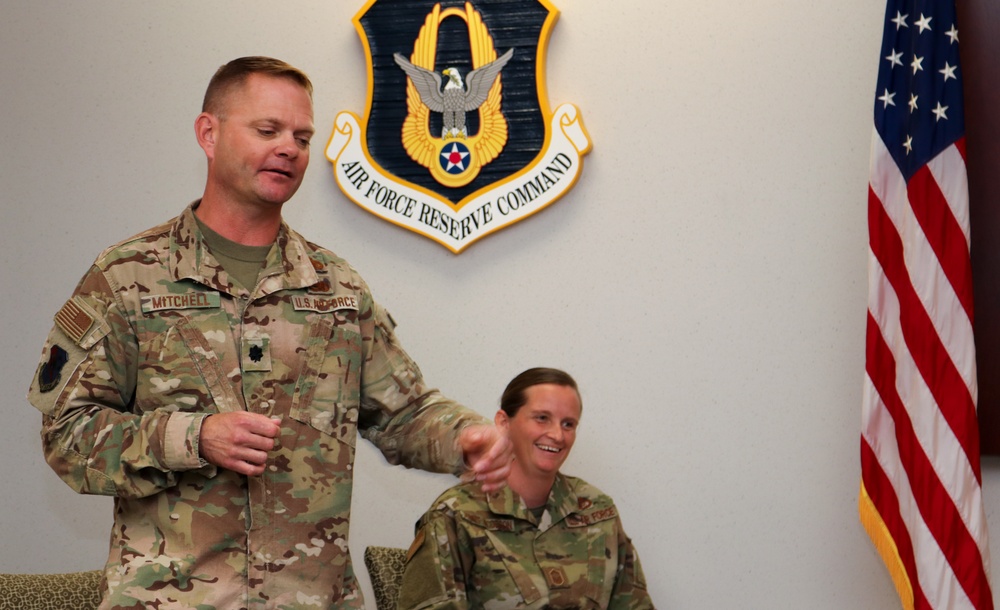 Senior Master Sgt. Jacqueline Johns-Jacobson promotes to chief master sergeant