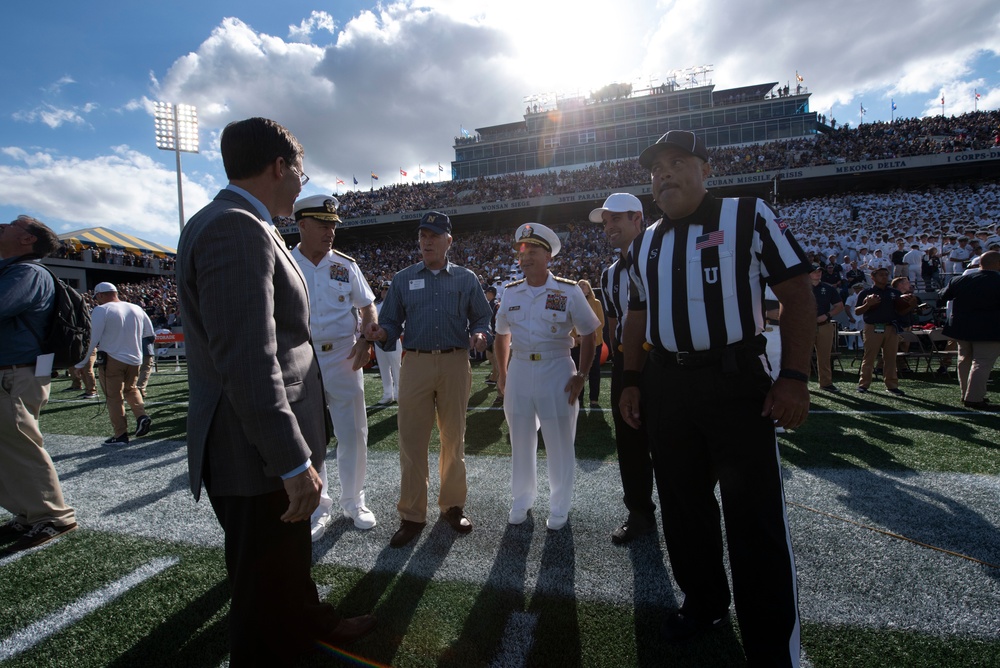 Secretary Esper Attends Navy-Air Force Football Game