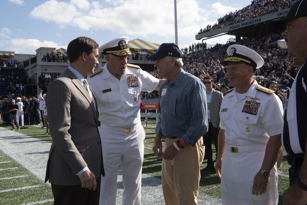 Secretary Esper Attends Navy-Air Force Football Game