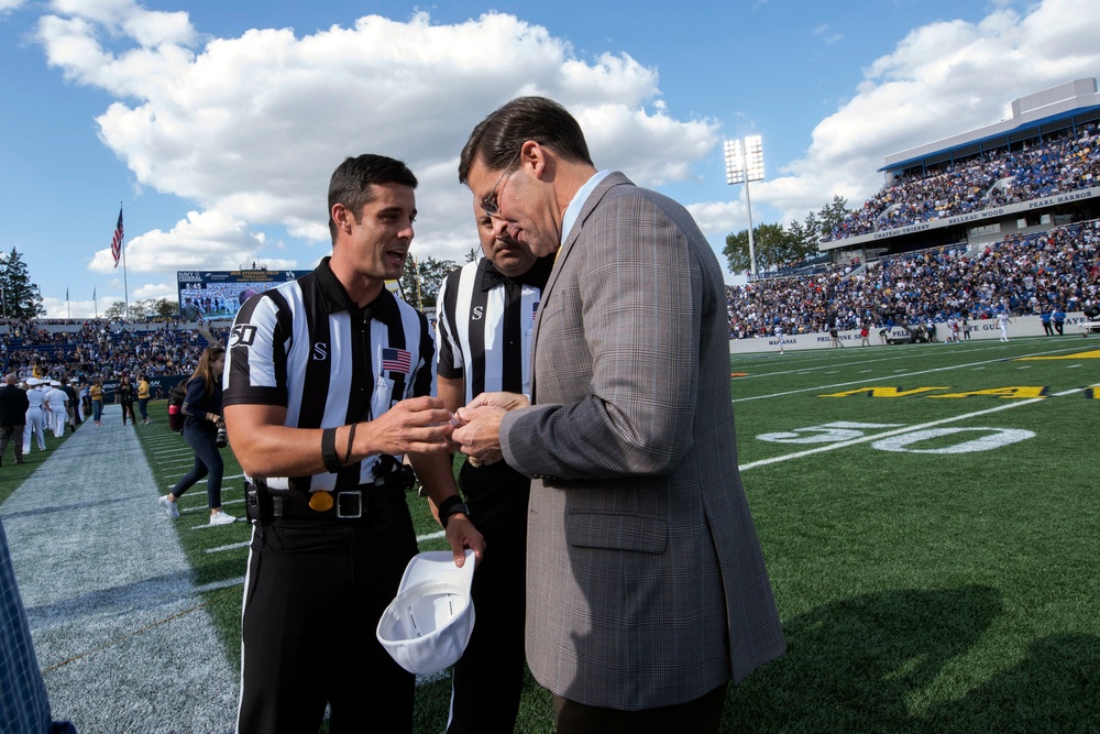 Secretary Esper Attends Navy-Air Force Football Game