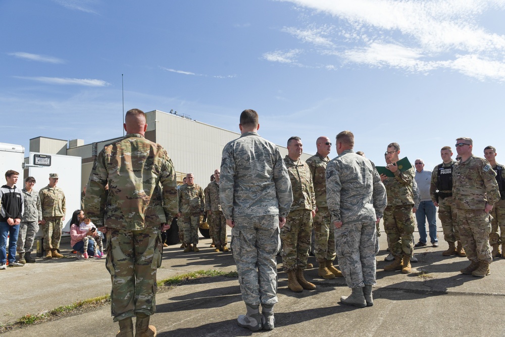 Four Airmen receive Army Achievement Medal