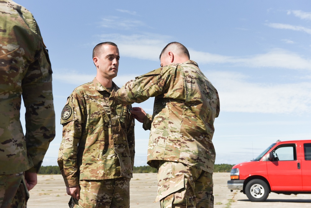 Four Airmen receive Army Achievement Medal