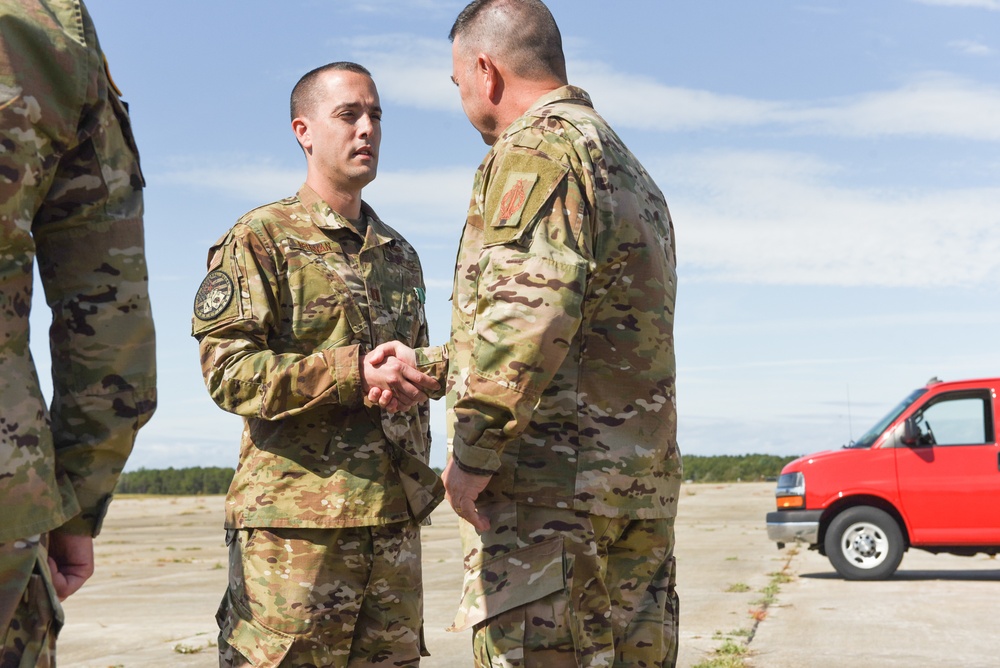 Four Airmen receive Army Achievement Medal