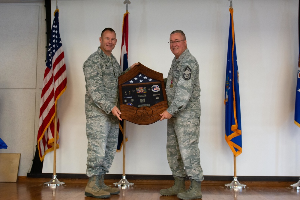 Chief Master Sgt. William Thomas retires after 30 years