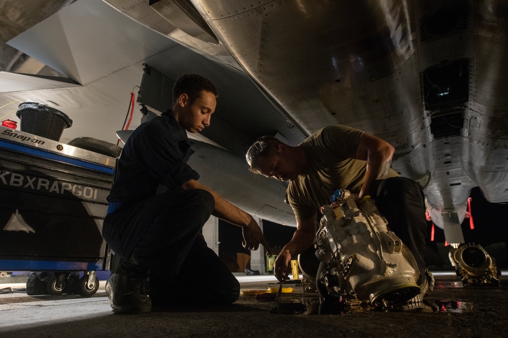 Maintaining the Eagle around the clock