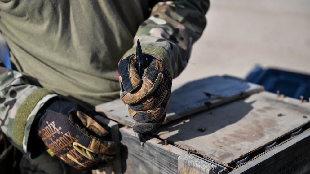 Clearing the path, making a bang