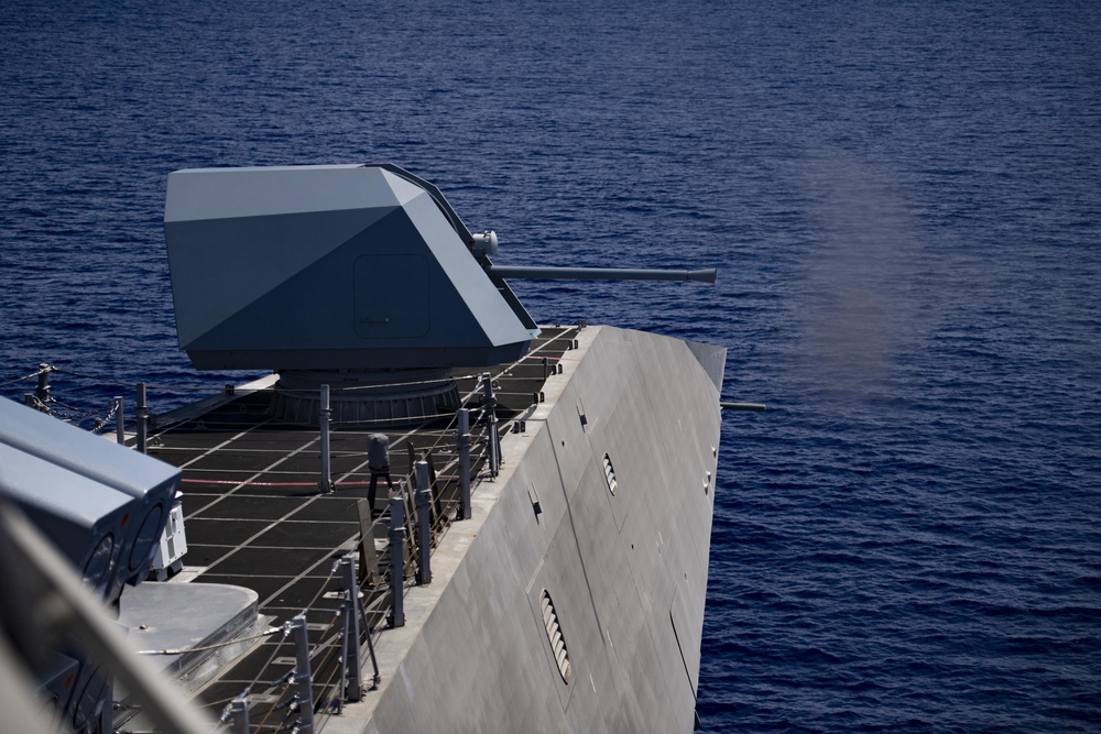 Gabrielle Giffords Conducts Live-Fire Exercise During Pacific Griffin