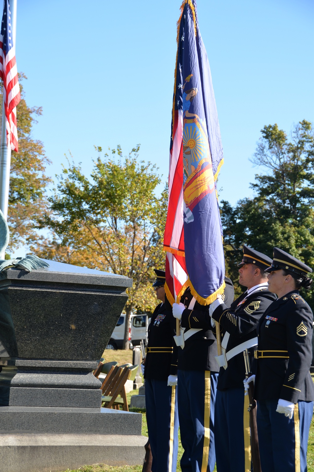 New York National Guard honors President Chester Arthur
