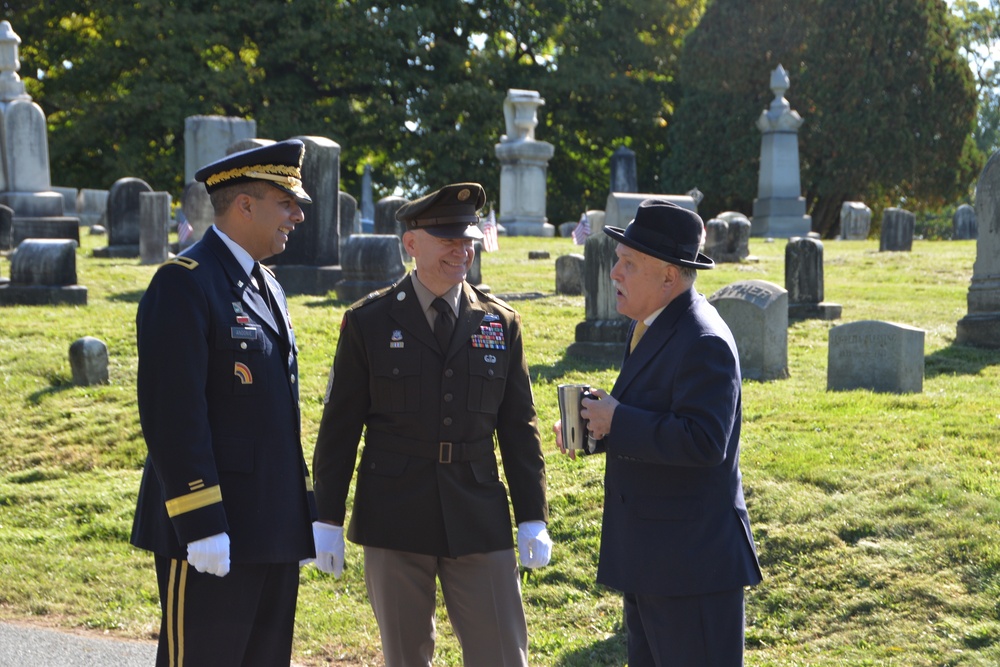 New York National Guard honors President Chester Arthur