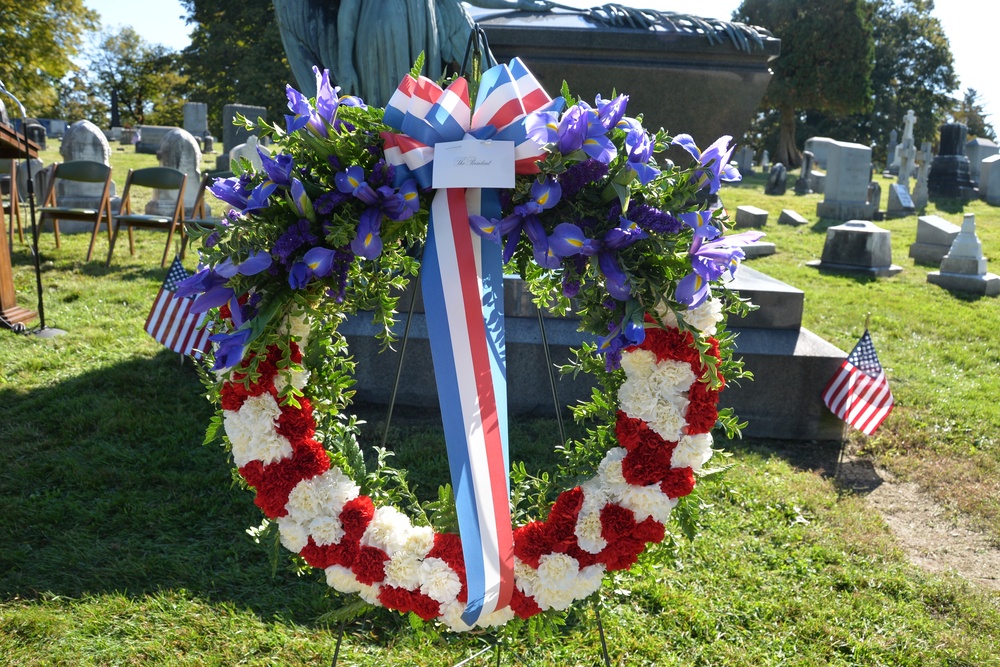 New York National Guard honors President Chester Arthur