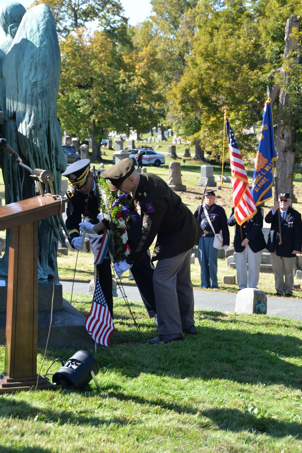 New York National Guard honors President Chester Arthur