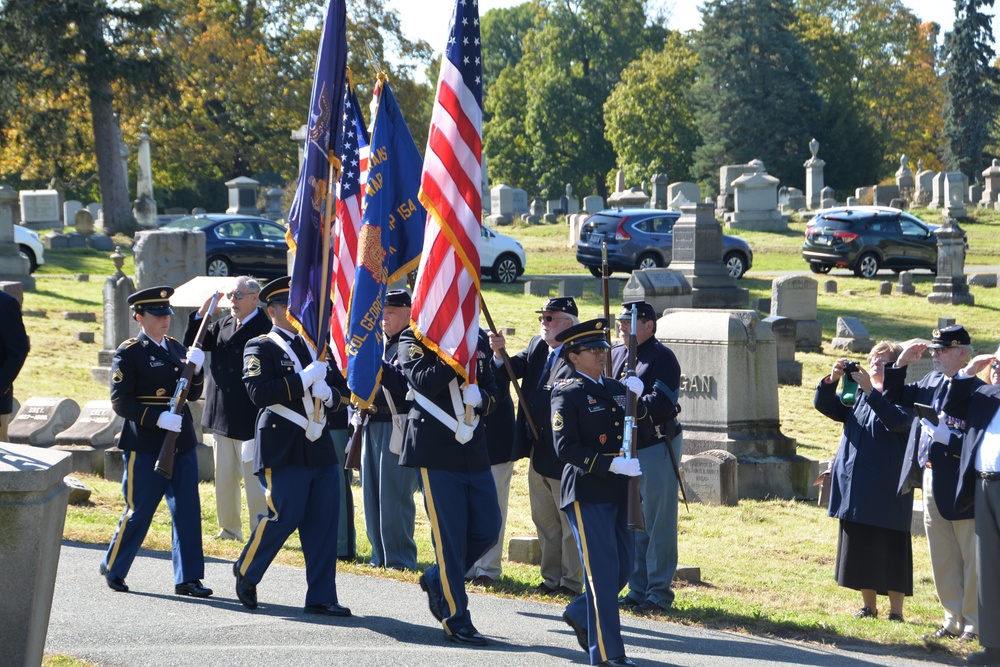 New York National Guard honors President Chester Arthur