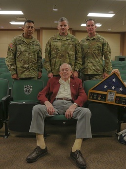 7th SFG(A) hosts and honors WWII veteran