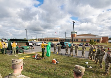W.Va. Guard’s 249th Band trains on wildland fire suppression