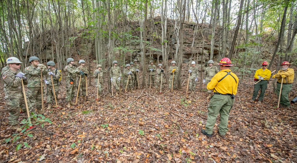 W.Va. Guard’s 249th Band trains on wildland fire suppression