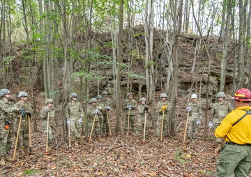 W.Va. Guard’s 249th Band trains on wildland fire suppression