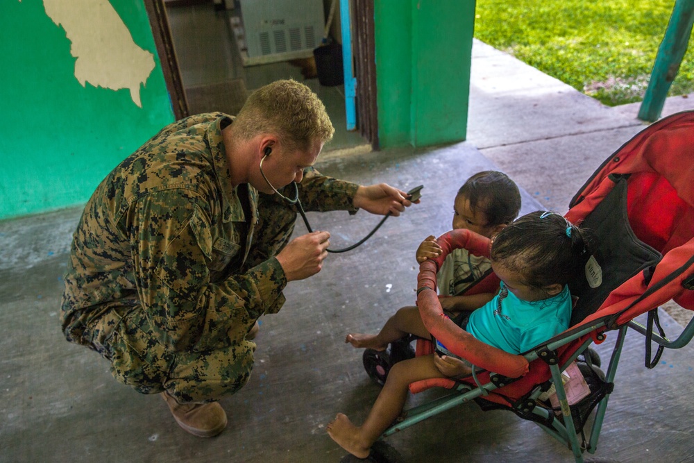 Navy corpsman helps stand up remote medical clinic during Koa Moana