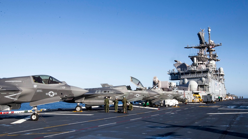 Making History:A Dozen F-35B aboard an LHA