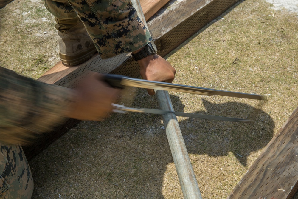 Koa Moana combat engineers build playground at Peleliu Elementary