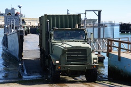 Amphibious Equipment Arrives For San Fransisco Fleet Week