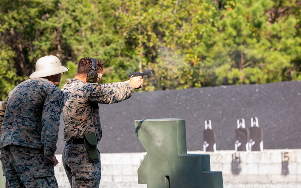 Weapons Training Battalion enhances marksmanship skills, builds camaraderie with personal weapons shoot