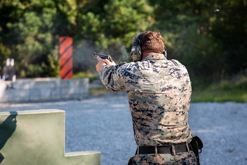 Weapons Training Battalion enhances marksmanship skills, builds camaraderie with personal weapons shoot