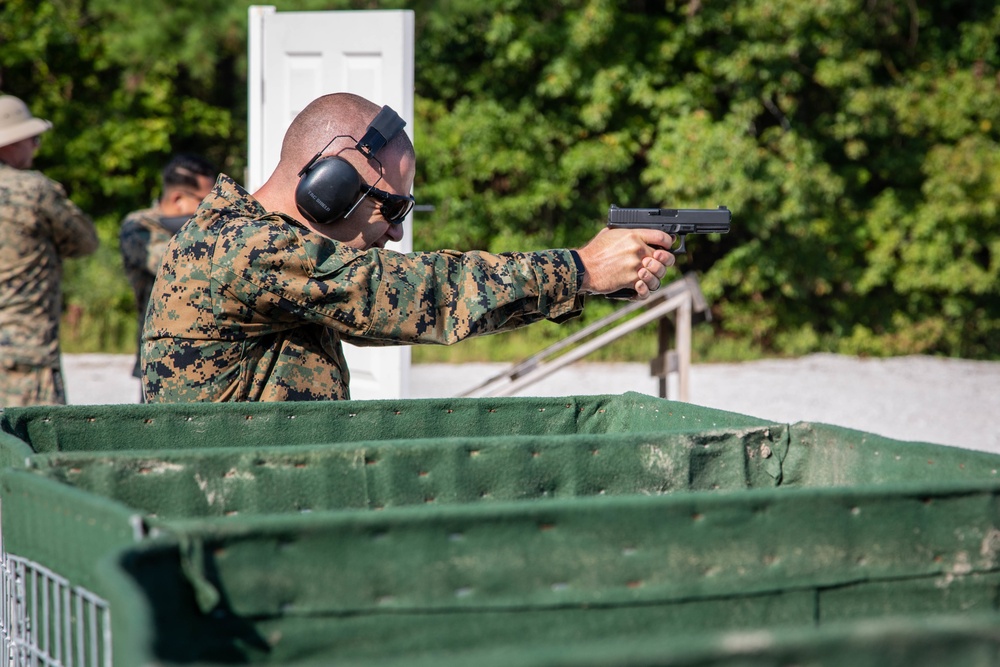 Weapons Training Battalion enhances marksmanship skills, builds camaraderie with personal weapons shoot