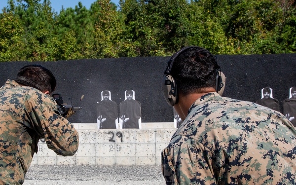 Weapons Training Battalion enhances marksmanship skills, builds camaraderie with personal weapons shoot