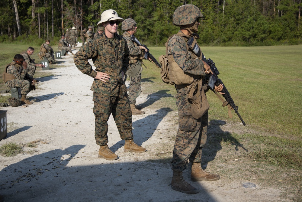 Camp Lejeune Marines conduct rifle qualification training