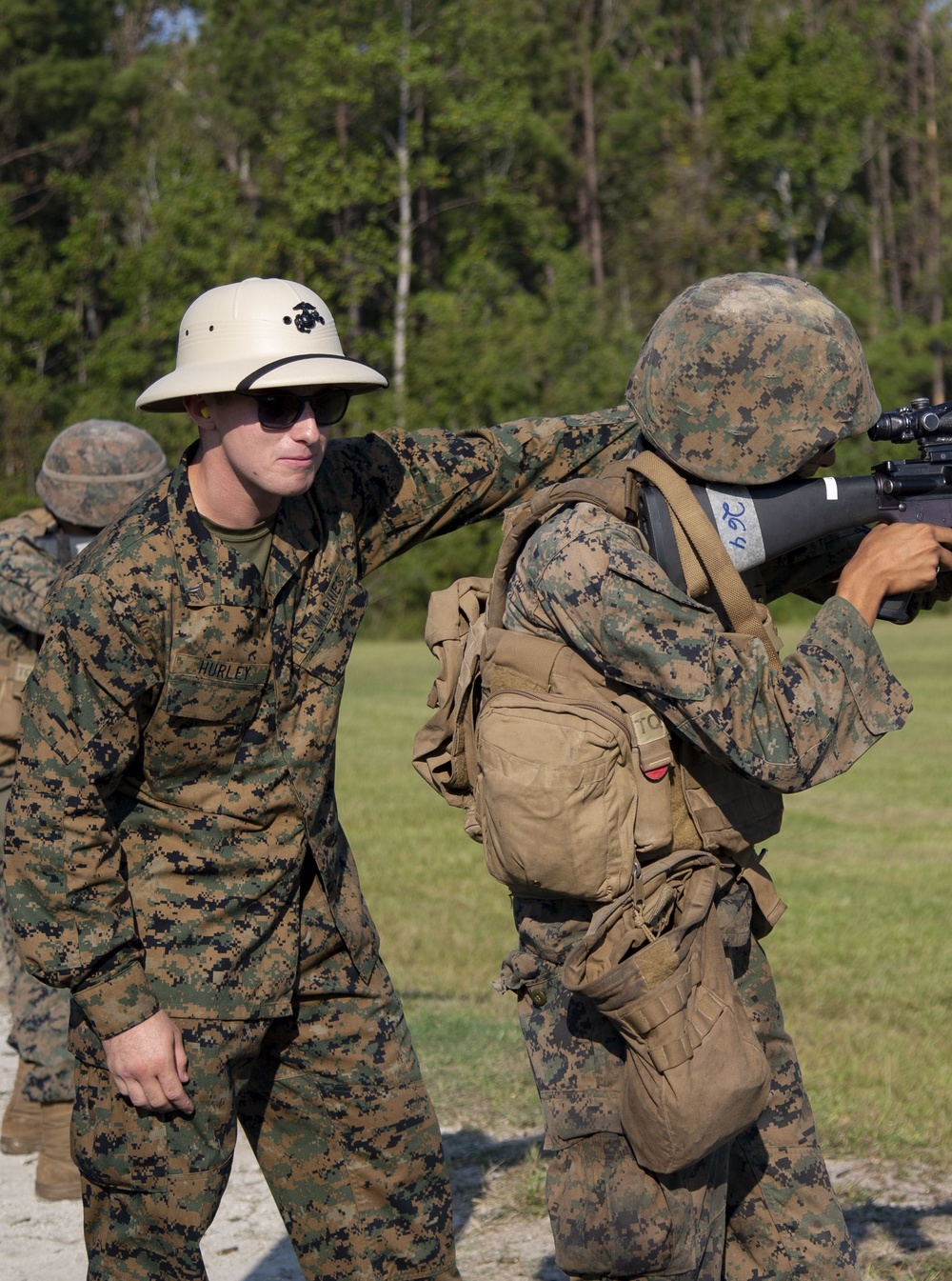 Camp Lejeune Marines conduct rifle qualification training