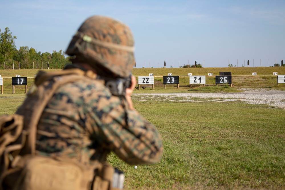 Camp Lejeune Marines conduct rifle qualification training