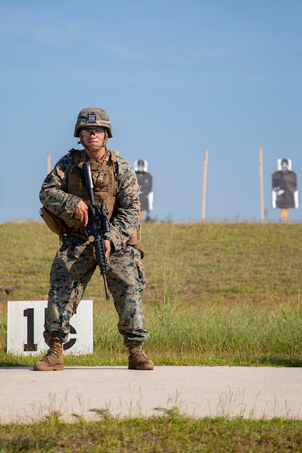 Camp Lejeune Marines conduct rifle qualification training