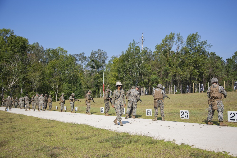 Camp Lejeune Marines conduct rifle qualification training