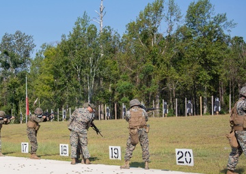 Camp Lejeune Marines conduct rifle qualification training