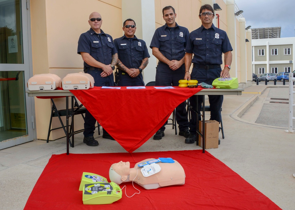 NSA Souda Bay Firefighters CPR Demonstration