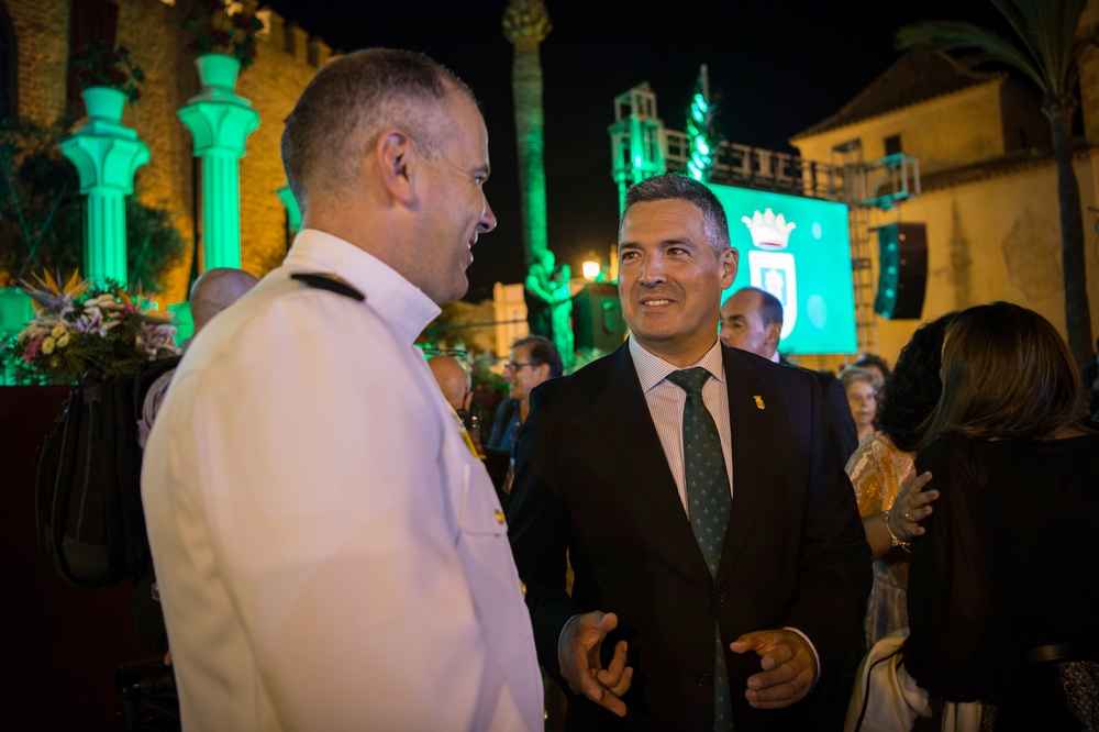 U.S. and Spanish Navies Represented in Rota, Spain Damas Coronation