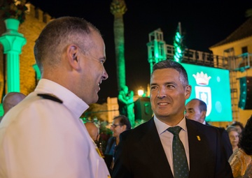 U.S. and Spanish Navies Represented in Rota, Spain Damas Coronation