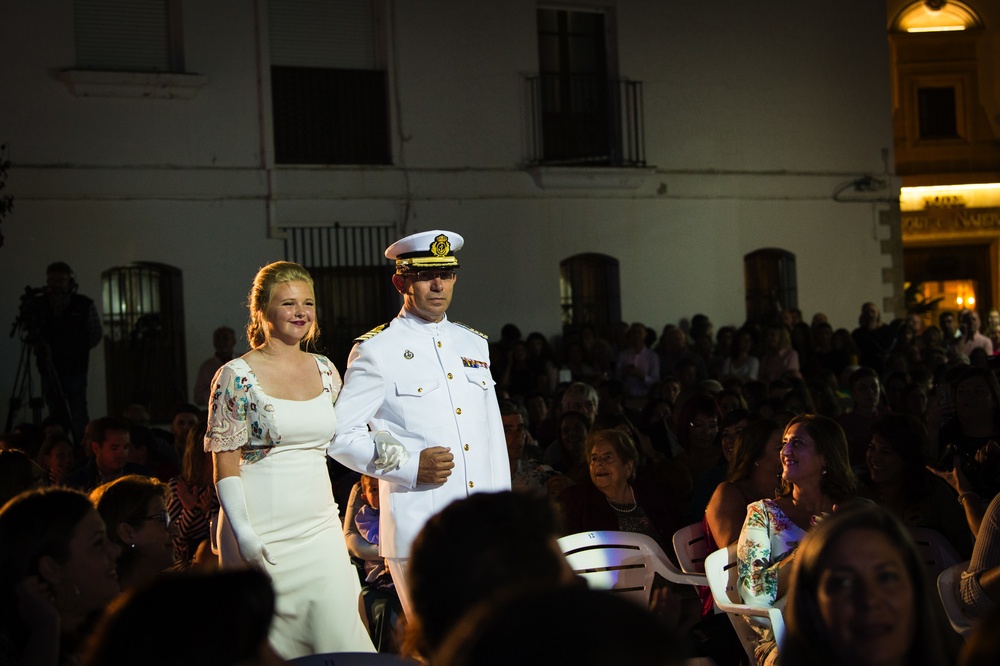 U.S. and Spanish Navies Represented in Rota, Spain Damas Coronation