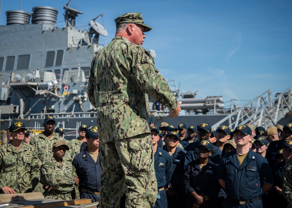 Chief of Naval Personnel Visits NAVSTA Rota