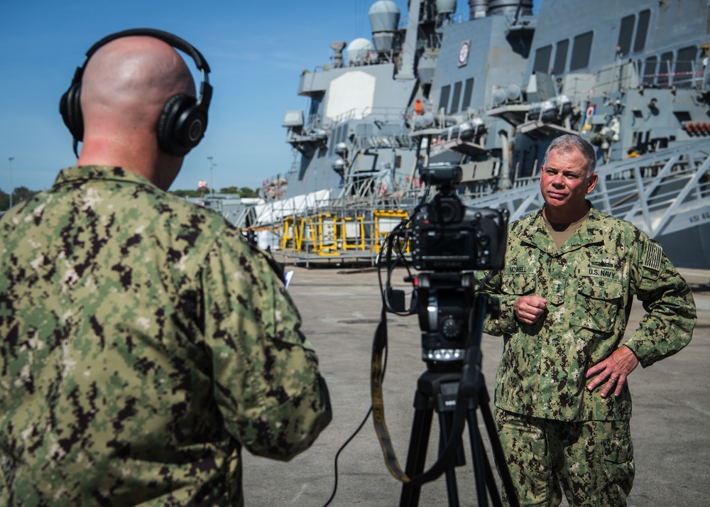 Chief of Naval Personnel Visits NAVSTA Rota
