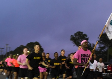 Eustis runs for Breast Cancer Awareness