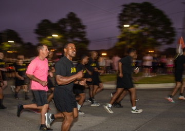 Eustis runs for Breast Cancer Awareness