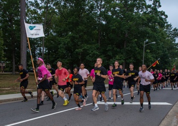 Eustis runs for Breast Cancer Awareness