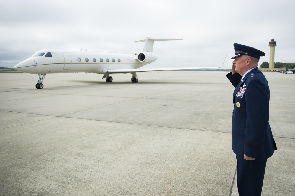 Israeli Air Force commander arrives at Joint Base Andrews