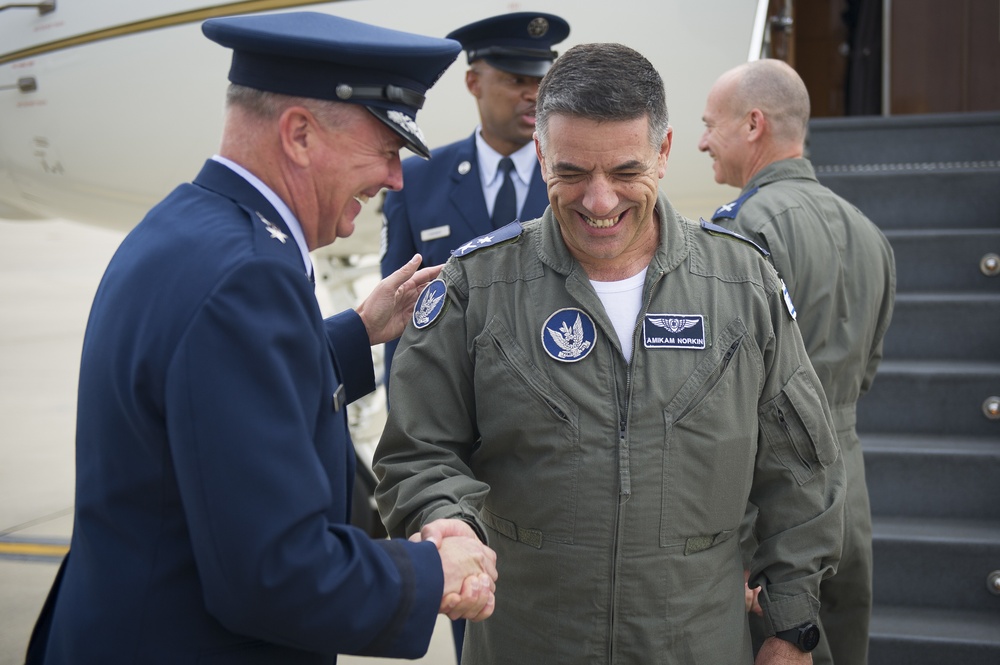 DVIDS - Images - Israeli Air Force commander arrives at Joint Base ...