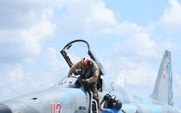 Fleet Readiness Center Southeast welcomes first F-5N Tiger II on Sept. 11